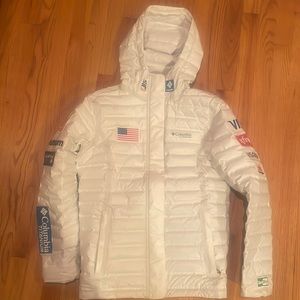 Columbia Titanium White US Ski & Snowboard Team Jacket